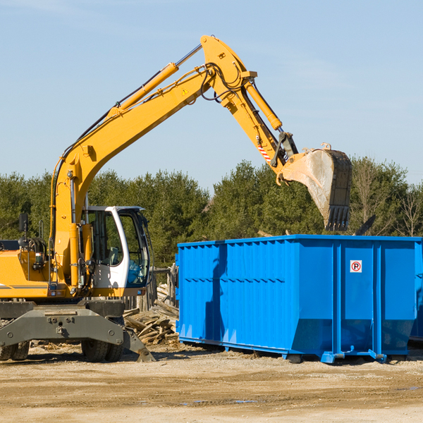 what happens if the residential dumpster is damaged or stolen during rental in Curran Illinois